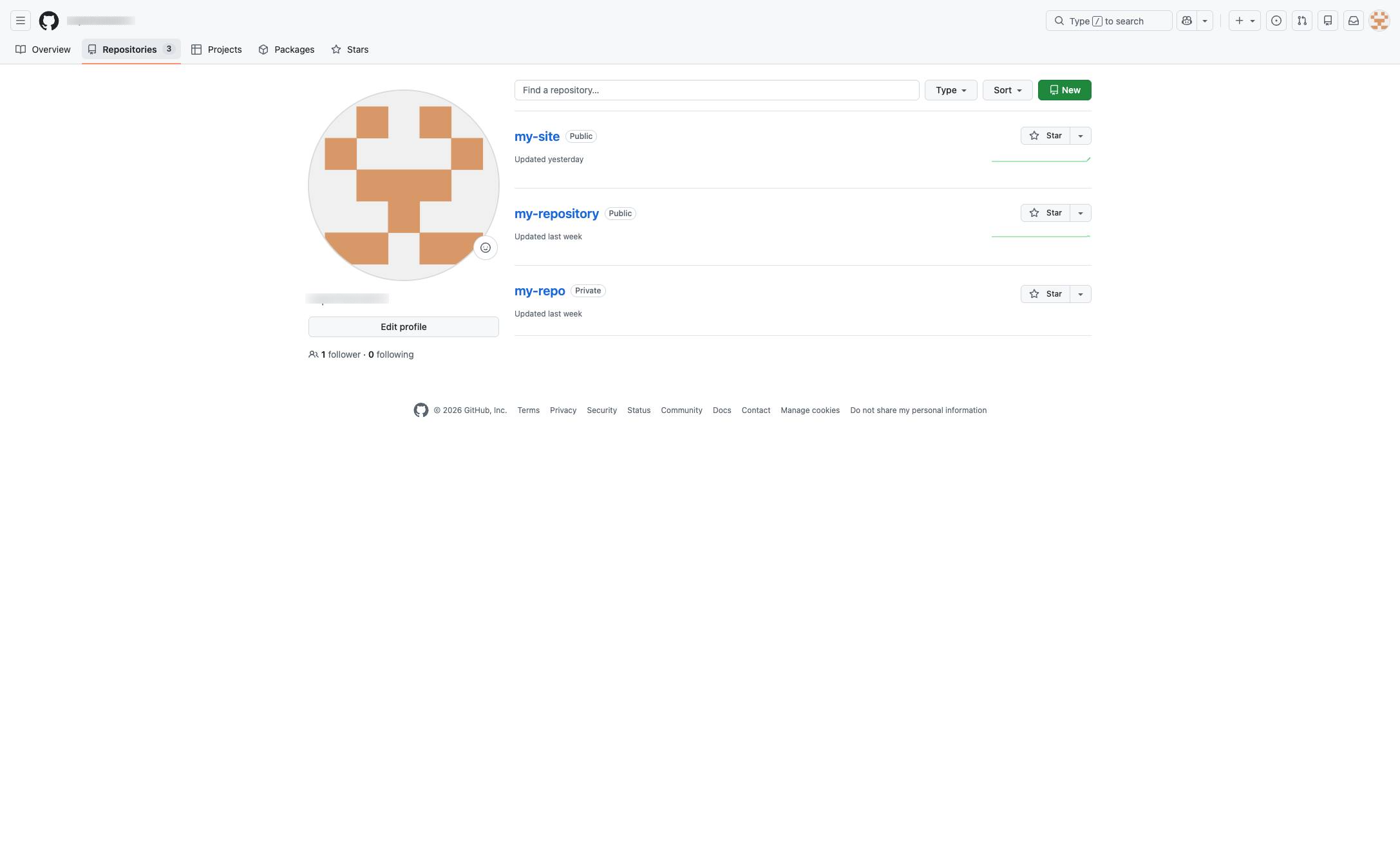 Click the Repositories tab
