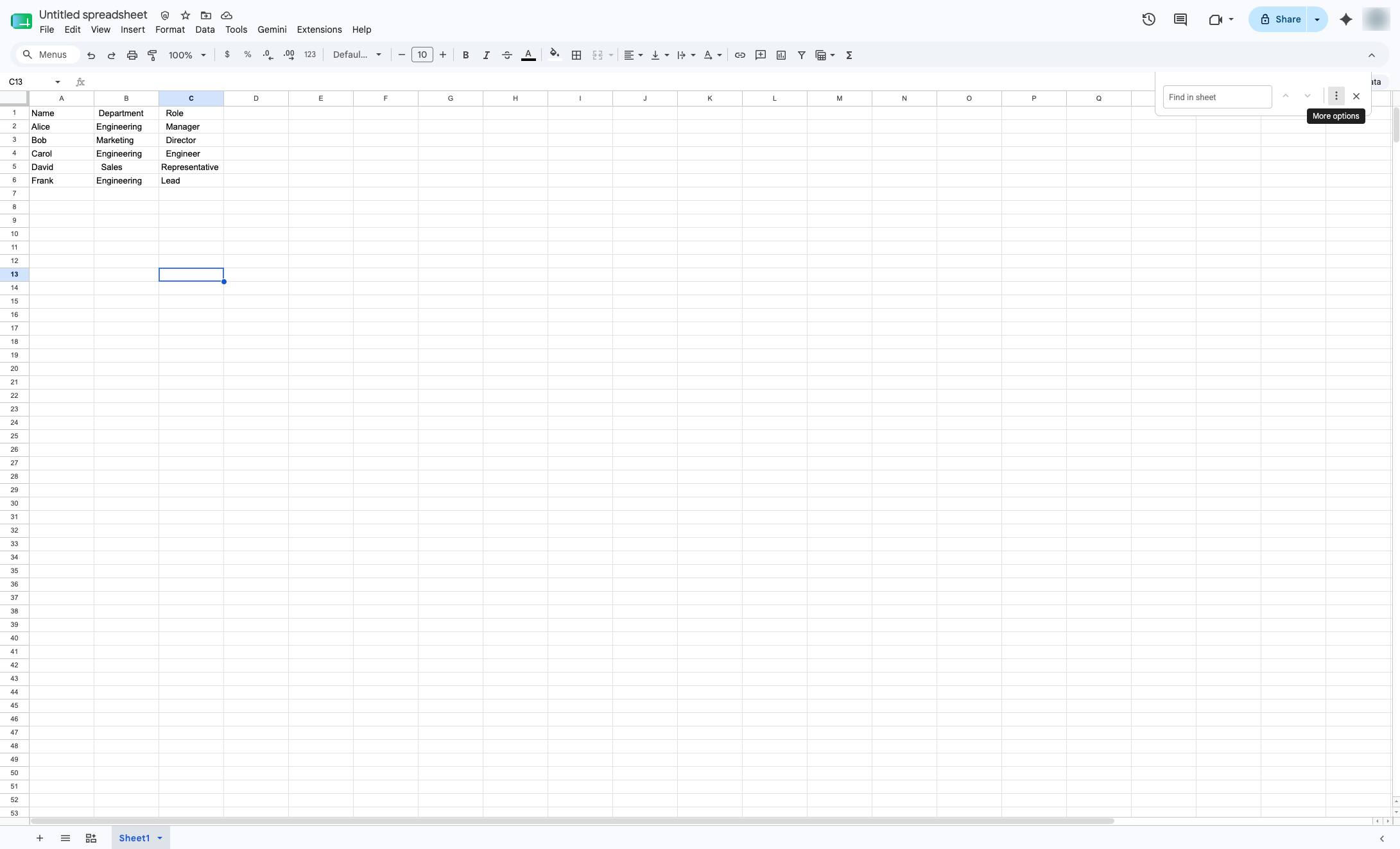「詳細オプション」ボタンをクリックする