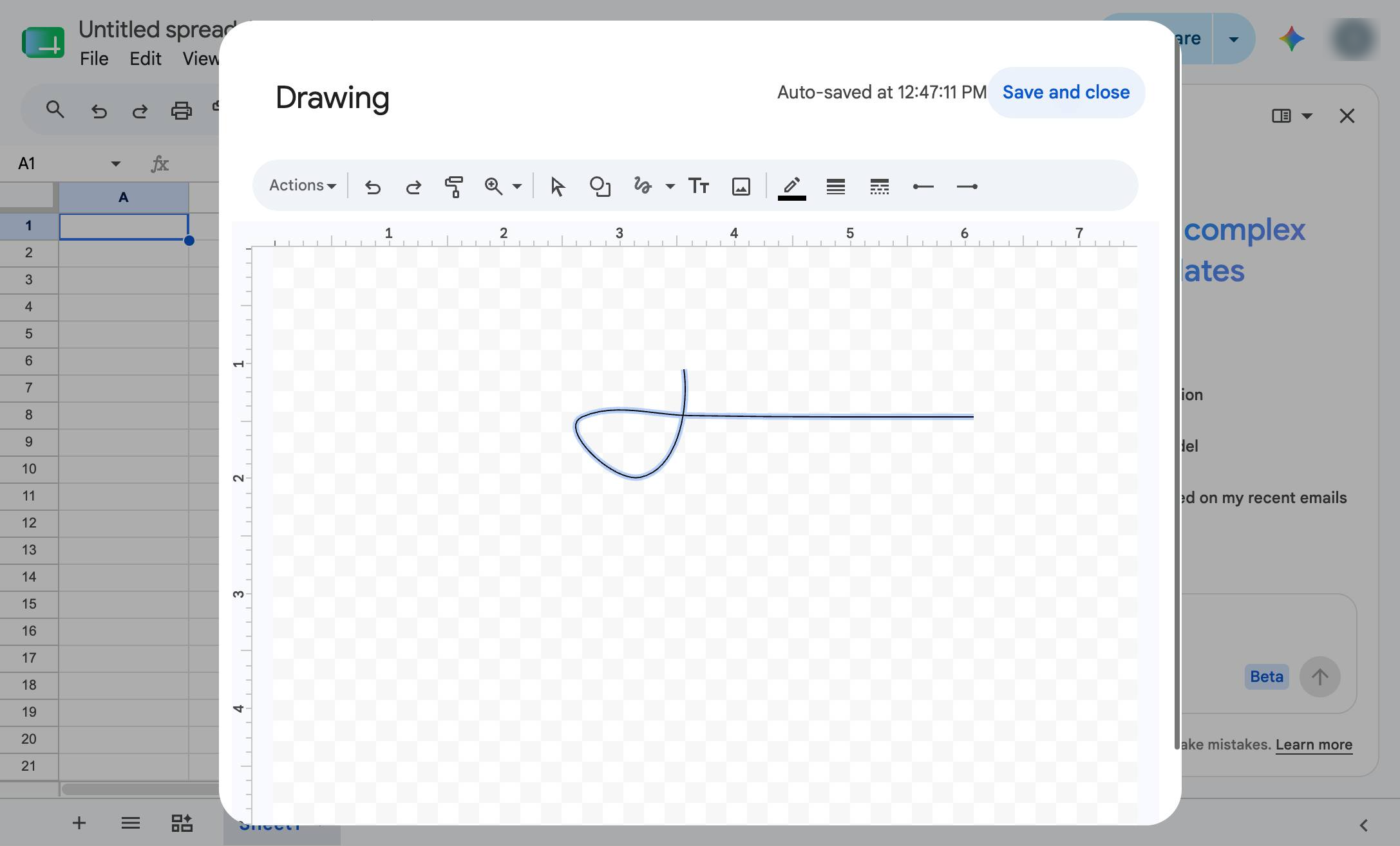 Click the Save and close button