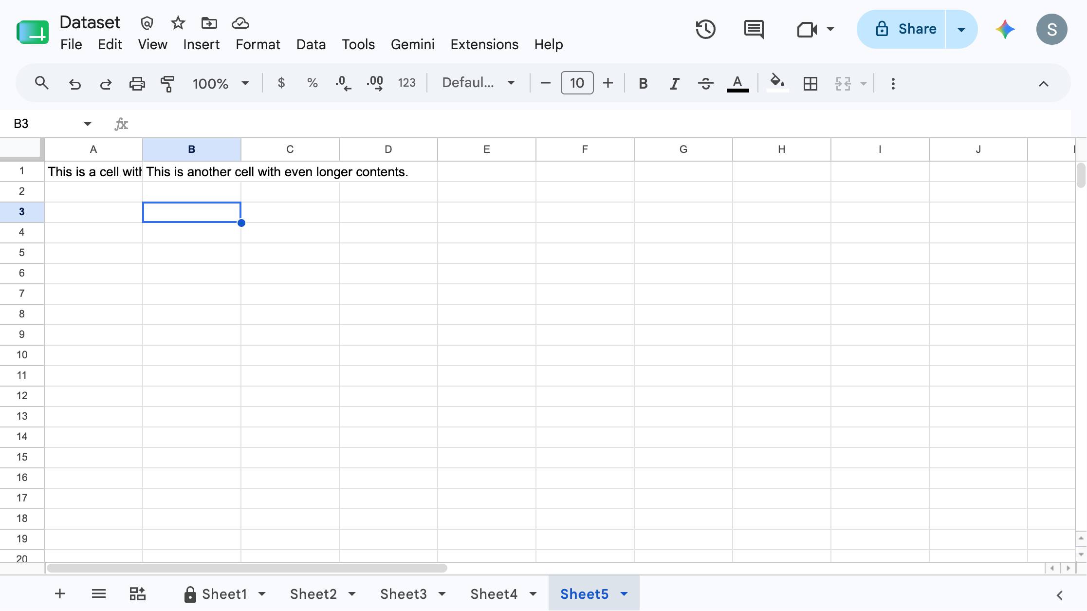 Navigate to https://docs.google.com/spreadsheets and select or create the spreadsheet to modify.