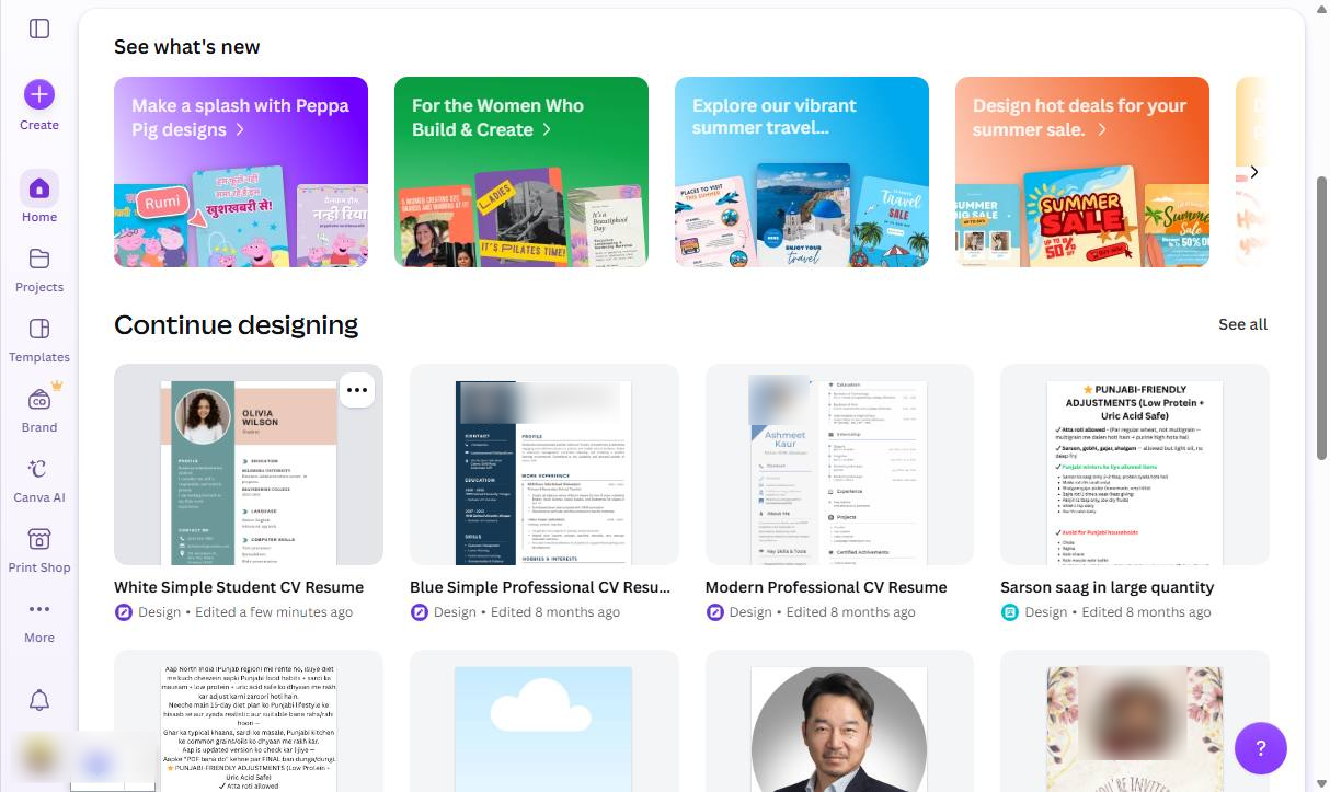 Click the White Simple Student CV Resume design