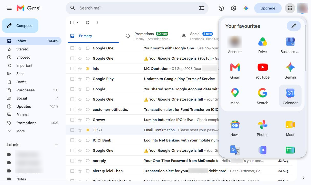 Google Calendar にアクセスする
