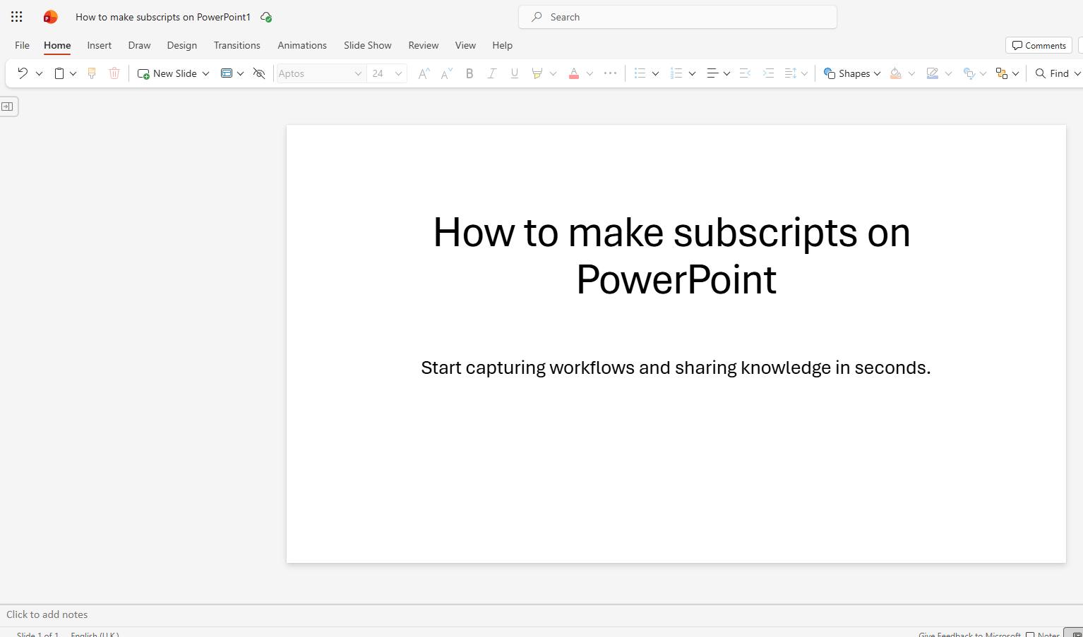 Open the PowerPoint presentation