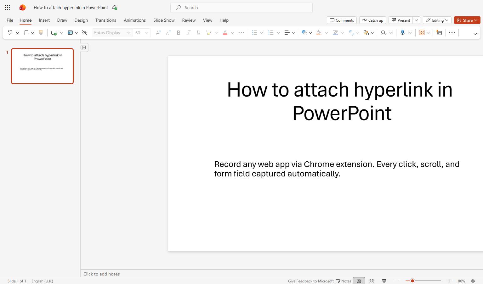 Open the PowerPoint presentation