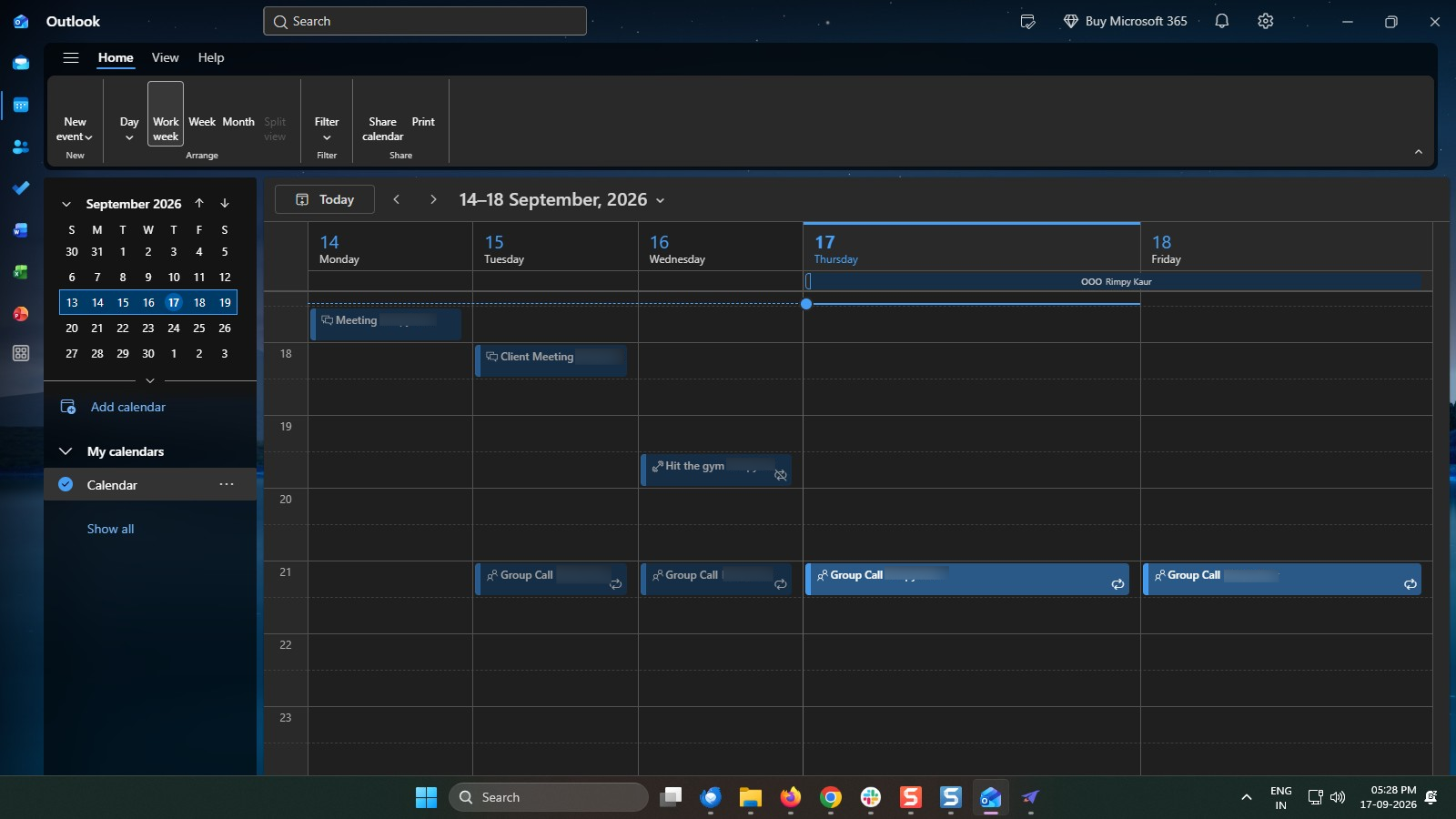 Select Your Calendar