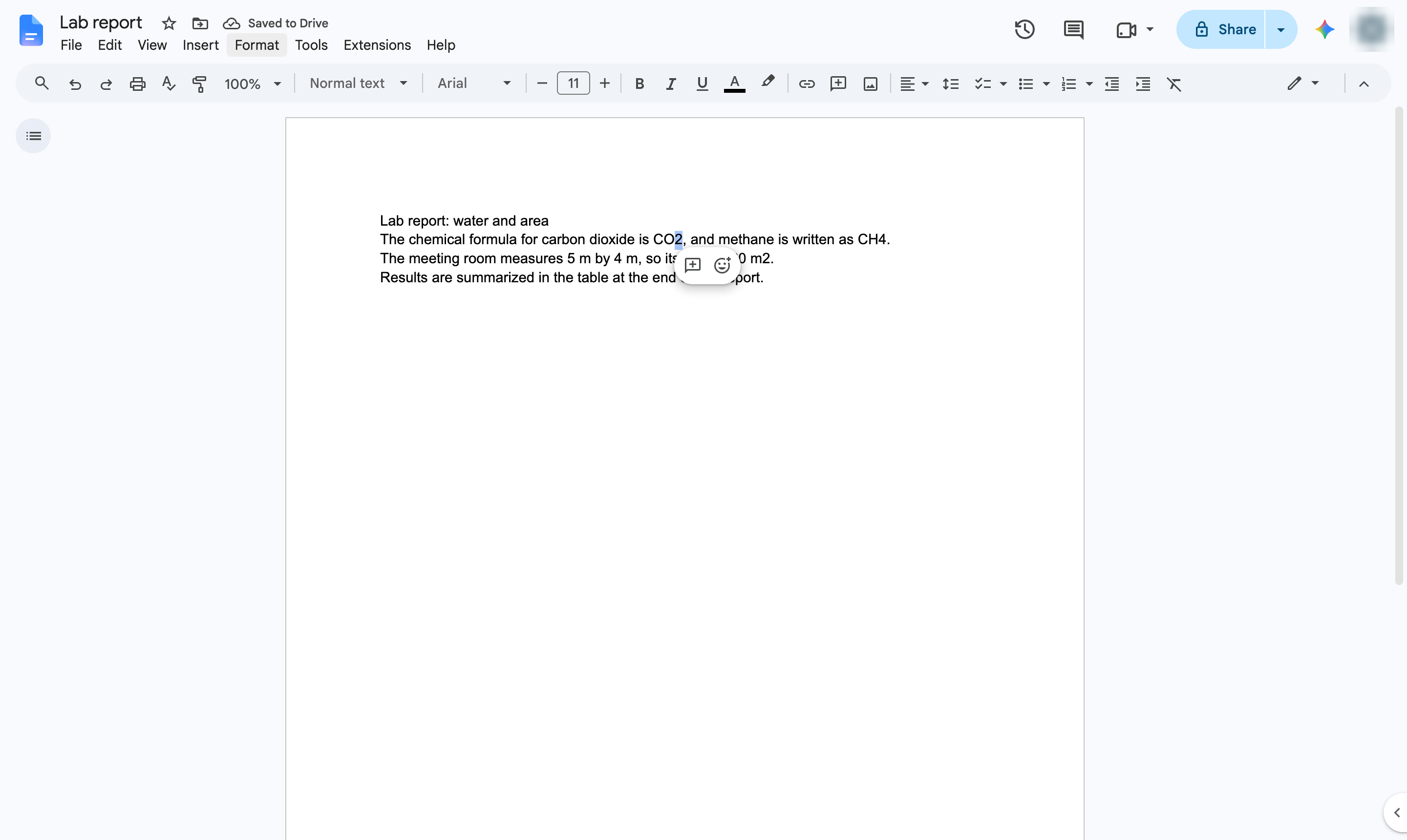Click Format