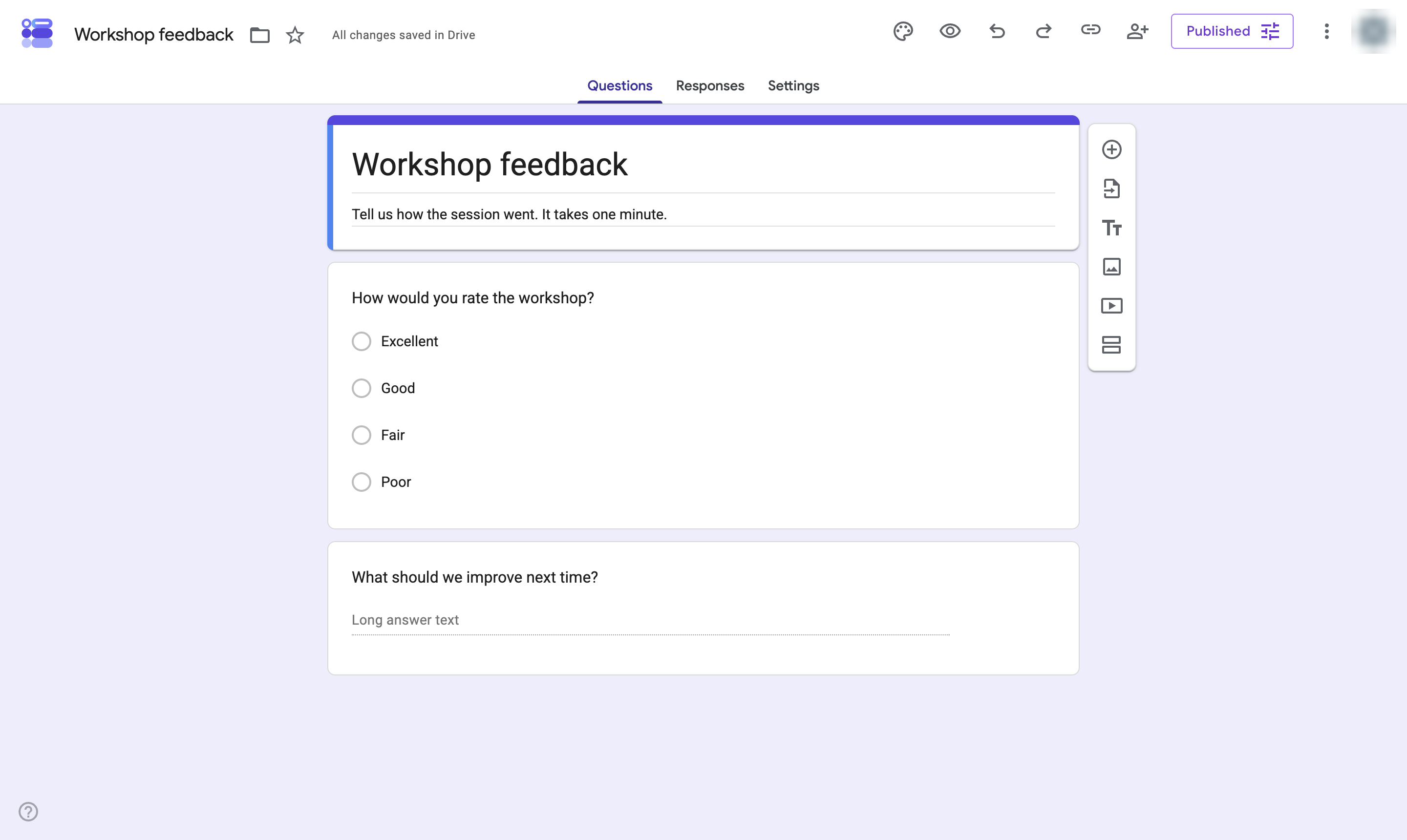 Click Responses
