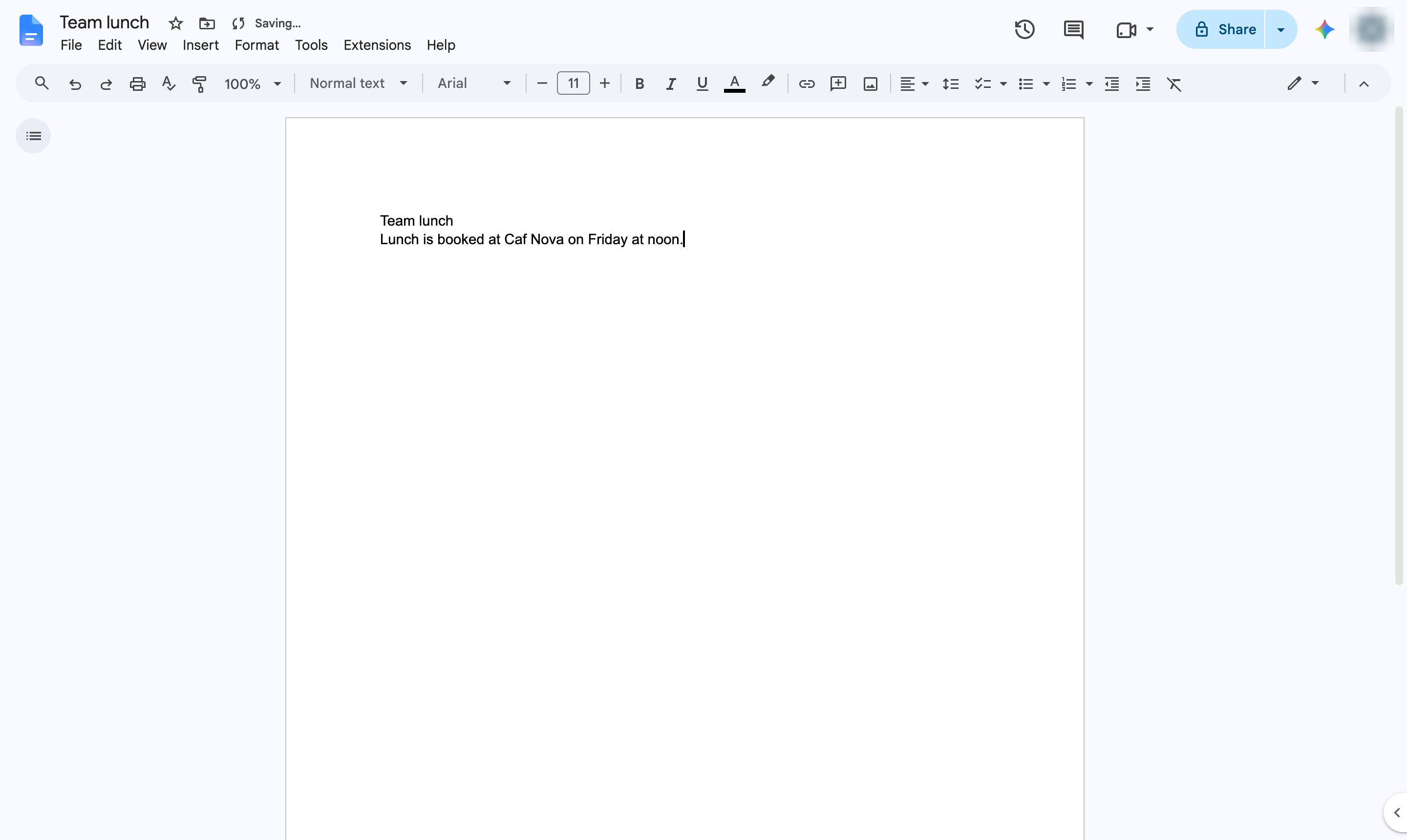 Click where the letter goes