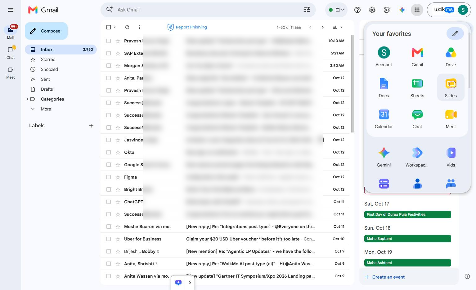 Click the Slides icon