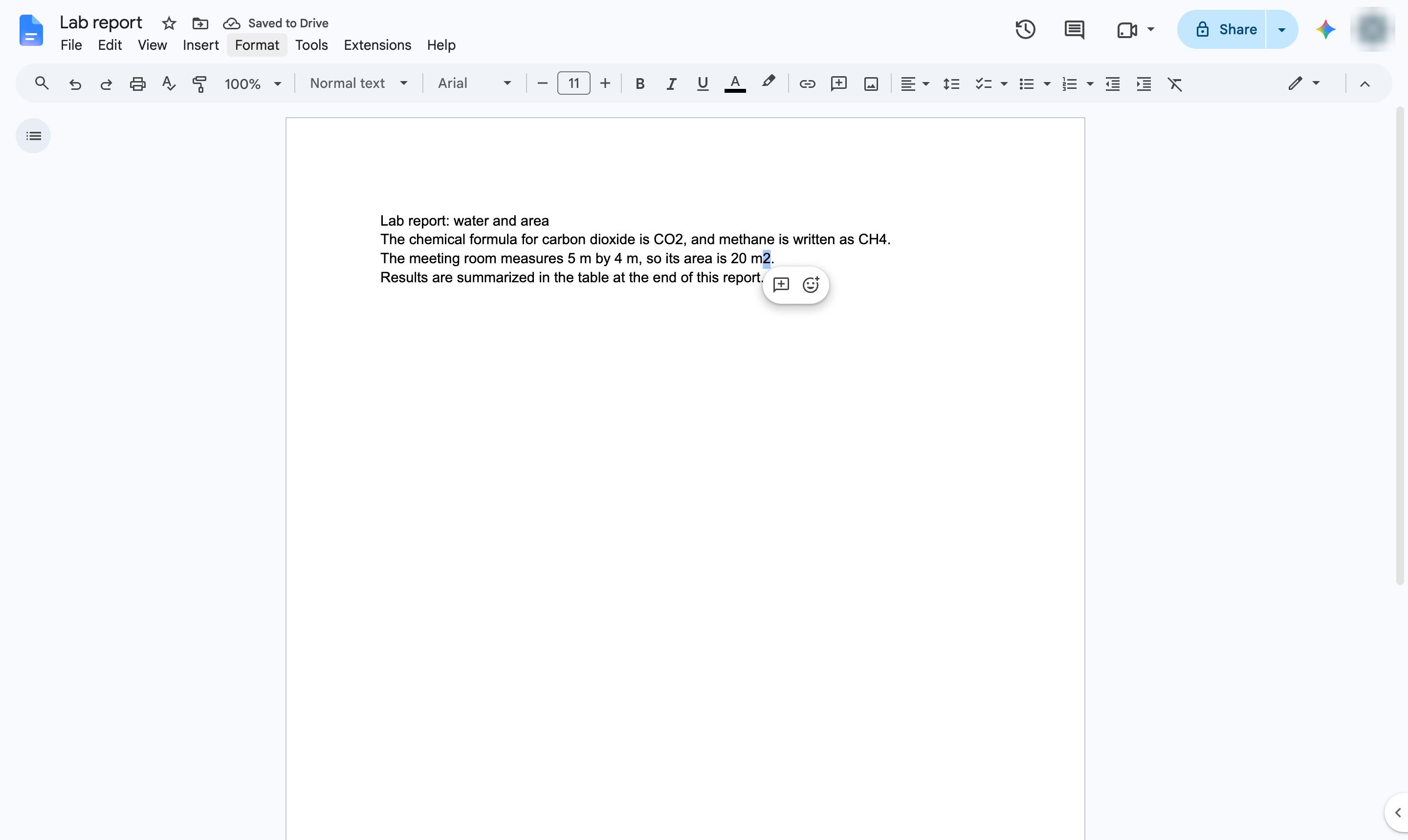 Click Format